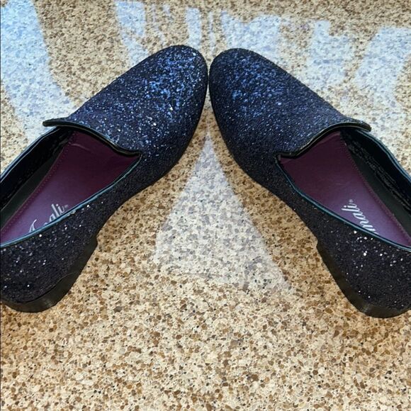 Dance 🕺 in Amalfi Purple Glitter ✨ & Sparkle ✨ Loafers 👞 👞 Sleek Slip-Ons 🪩 - Picture 16 of 17